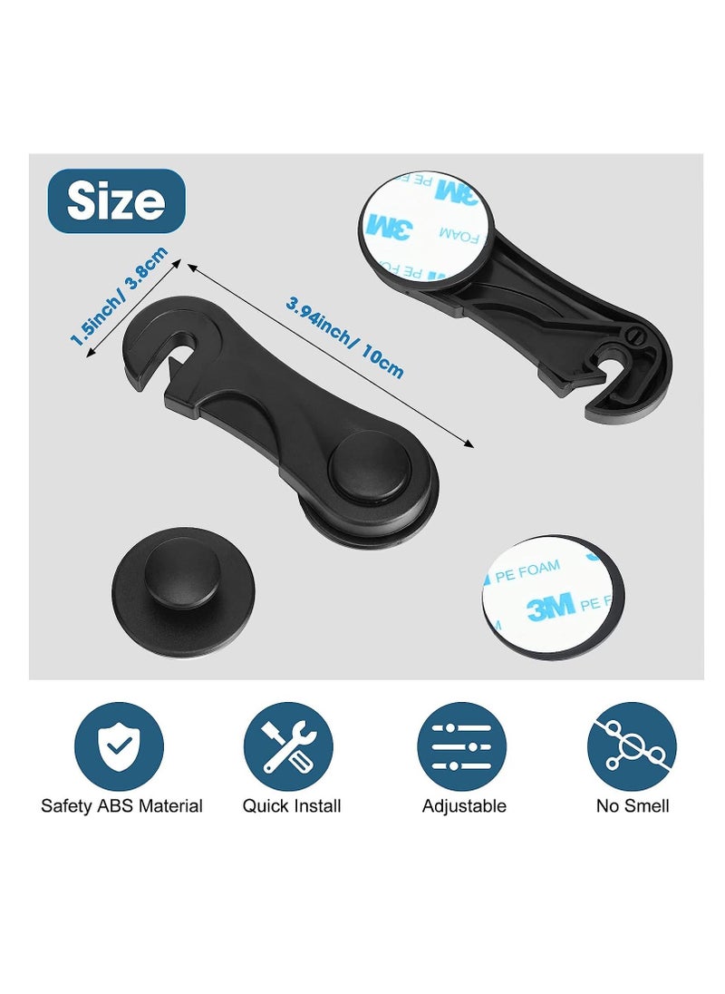 RATSAW - Child Safety Cabinet Locks 8 Pack Children is Safety Lock Anti Pinch Hand Children is Cabinet Door Lock Baby Proofing Latches Lock for Drawers Cabinets Oven Fridge Toilet Seat Black - Image 1
