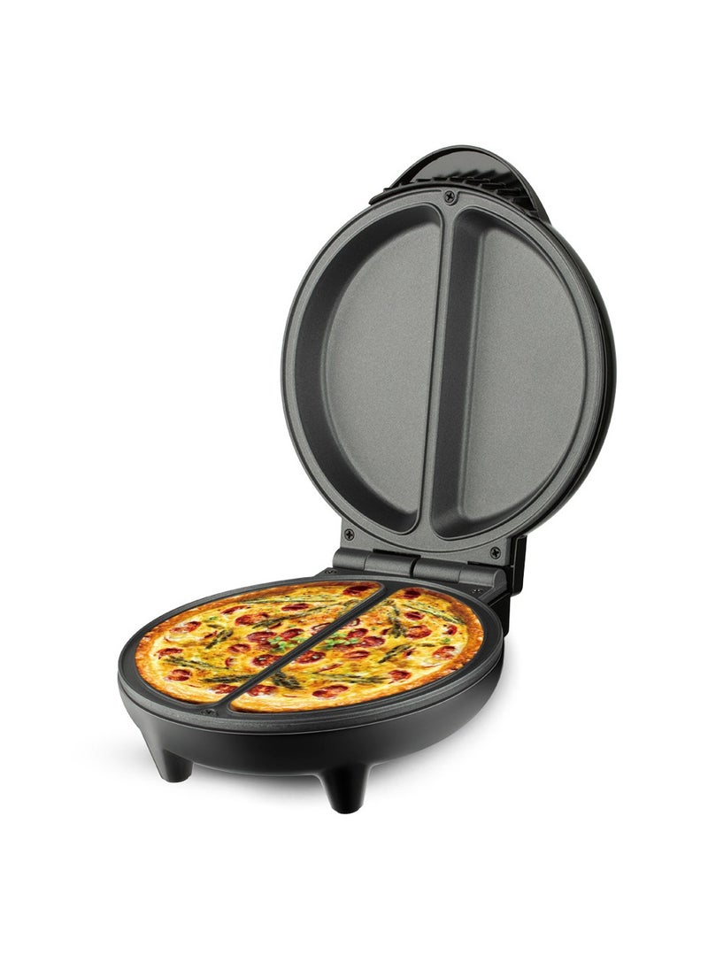 Deep Electric Pizza Maker and Griddle – Dual-Sided Heating Pancake, Crepe, Sandwich, and Toast Maker