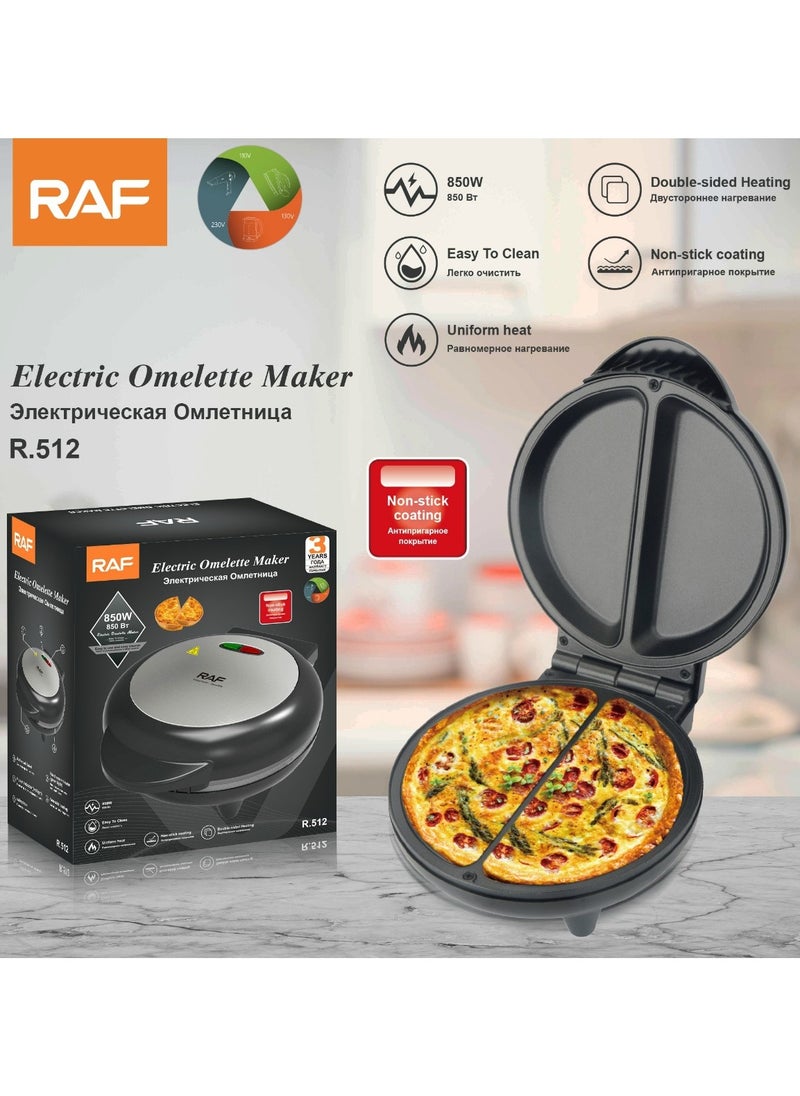 Deep Electric Pizza Maker and Griddle – Dual-Sided Heating Pancake, Crepe, Sandwich, and Toast Maker