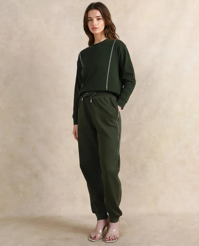 ريريزم Women's Ankle Length Plain Track Pant