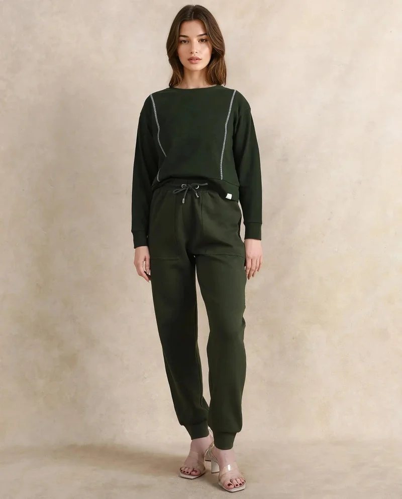 ريريزم Women's Ankle Length Plain Track Pant