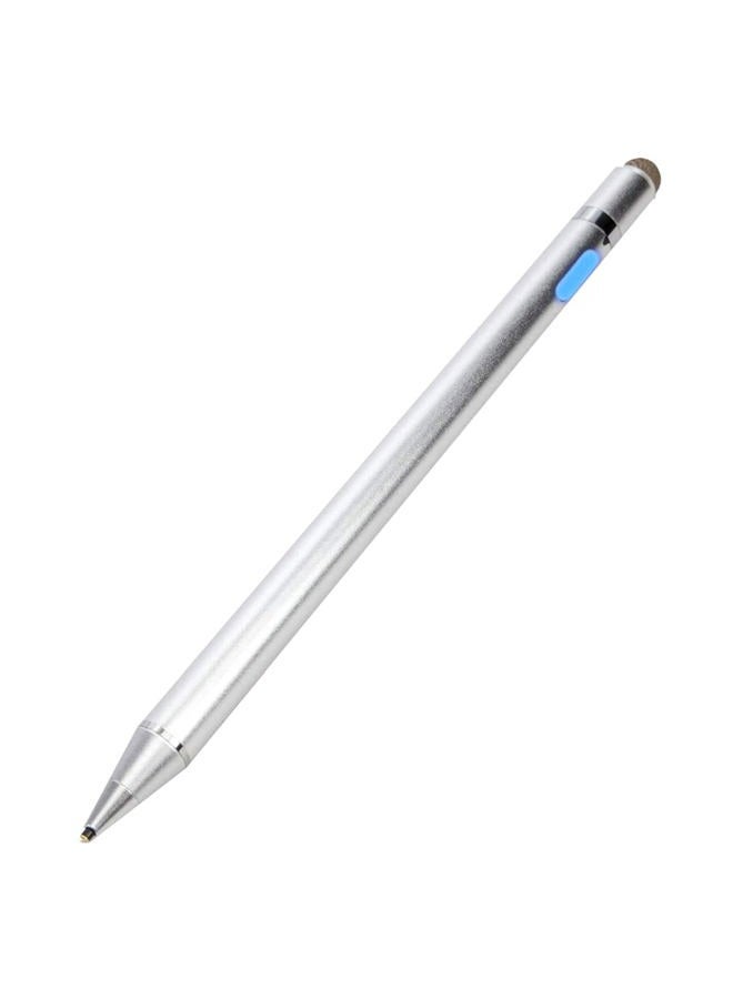 BoxWave Stylus Pen Compatible with Huawei MateBook X Pro - AccuPoint Active Stylus, Electronic Stylus with Ultra Fine Tip for Huawei MateBook X Pro - Metallic Silver - Image 1