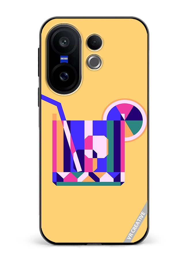 Protective Case Cover For Vivo X200 FE Juice Cup Design Multicolour