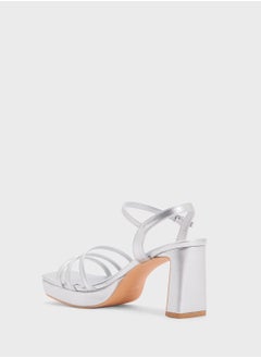 Ginger Square Toe Ankle Strap Platform Heel Sandal  - Image 3