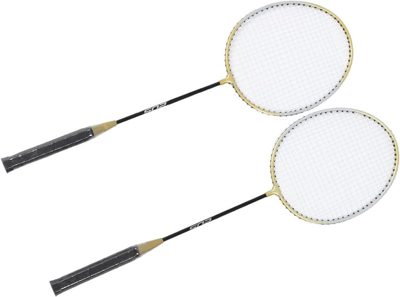 Alloy Badminton Rackets Set of 2, Lightweight Racquets with Bag for Adults and Teenagers - Durable Alloy Frame, Flexible Design, Ideal for Training and Entertainment - Image 5