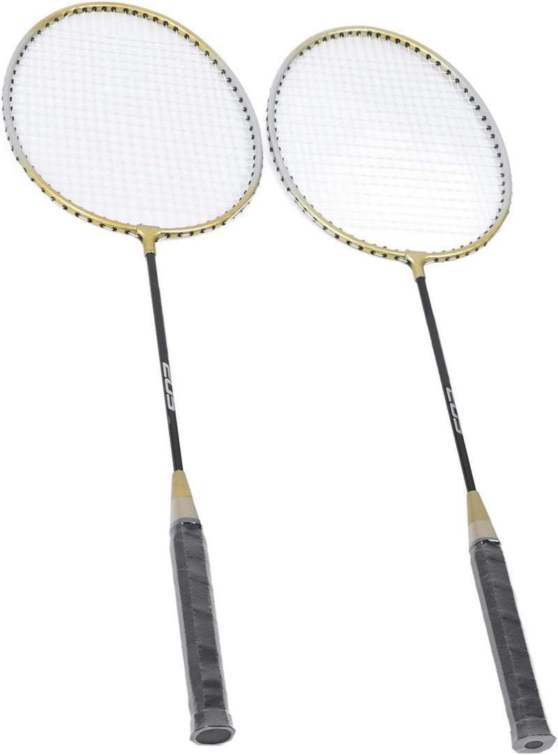 Alloy Badminton Rackets Set of 2, Lightweight Racquets with Bag for Adults and Teenagers - Durable Alloy Frame, Flexible Design, Ideal for Training and Entertainment - Image 2