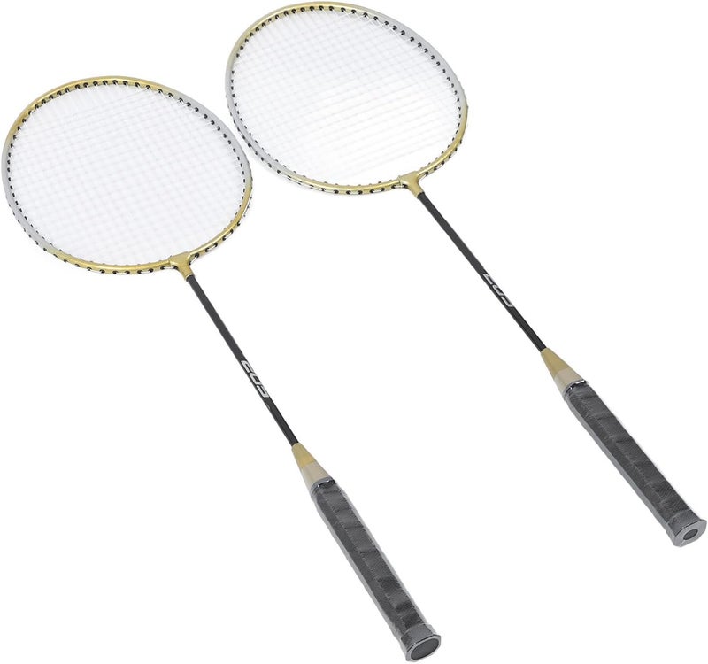 Alloy Badminton Rackets Set of 2, Lightweight Racquets with Bag for Adults and Teenagers - Durable Alloy Frame, Flexible Design, Ideal for Training and Entertainment - Image 4