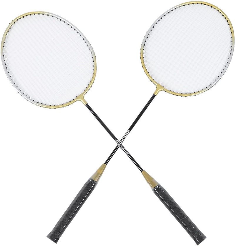 Alloy Badminton Rackets Set of 2, Lightweight Racquets with Bag for Adults and Teenagers - Durable Alloy Frame, Flexible Design, Ideal for Training and Entertainment - Image 3