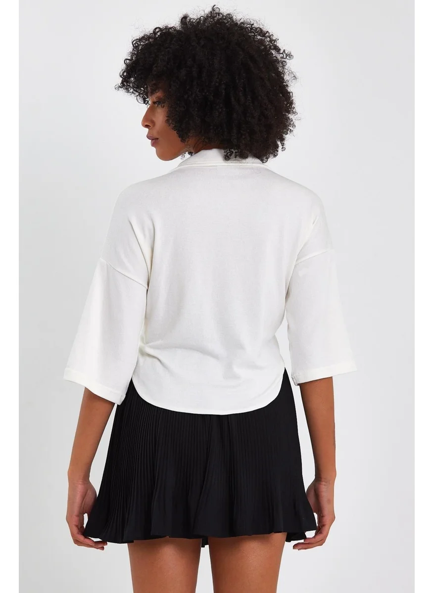 Alexander Gardi Front Tie Blouse B23-0041