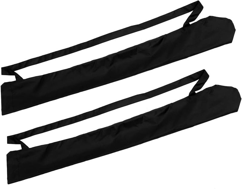 2 Pack Waterproof Umbrella Storage Bag with Carrying Strap Compact Travel Pouch - Image 1
