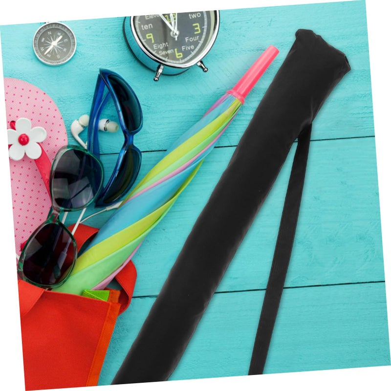 2 Pack Waterproof Umbrella Storage Bag with Carrying Strap Compact Travel Pouch - Image 5