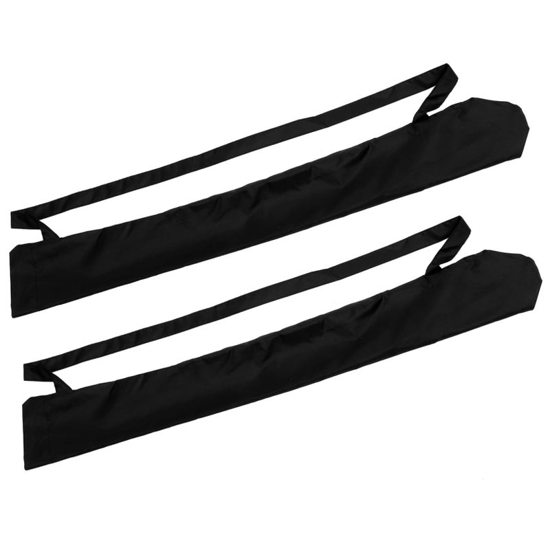2 Pack Waterproof Umbrella Storage Bag with Carrying Strap Compact Travel Pouch - Image 2