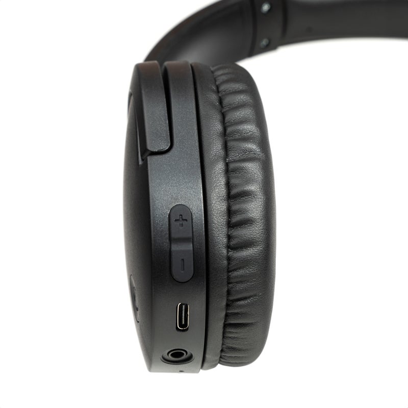 Bluetooth Wireless Over-Ear Headphones, 18H Playtime, Fast Charging, Noise Cancellation, Foldable Design, 3.5mm Audio Jack, Hands-Free Mic  Voice Assistant - Image 2