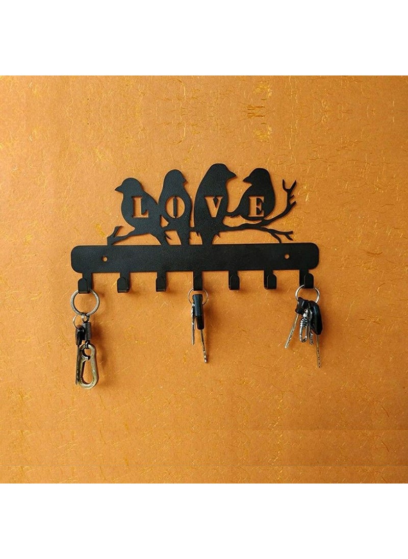 3Art Metal Key Hanger - Decorative Metal Key Holder - Bird Hanger 
