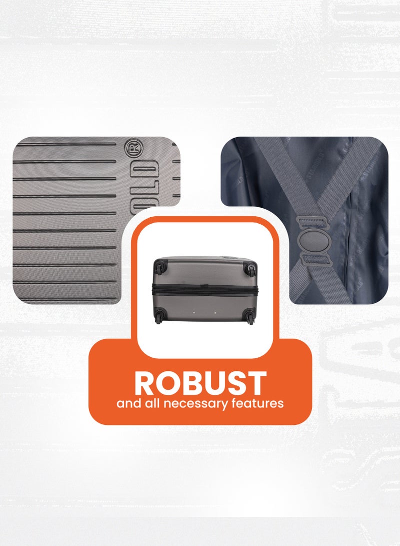 ستارجولد 4 عبوات من عربة أمتعة مقفلة ذات رقم دوار للجانب الصلب - Image 4