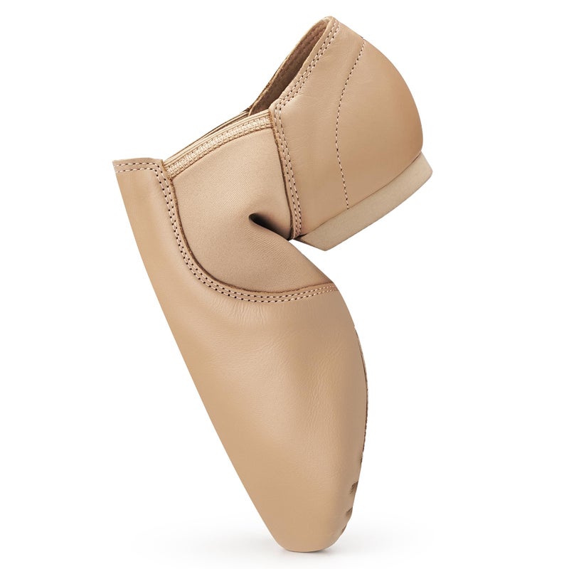 Stelle Jazz Shoes for Women Men Leather Upper Slip-on Dance Shoes Unisexï¼ˆTan,7 - Image 1