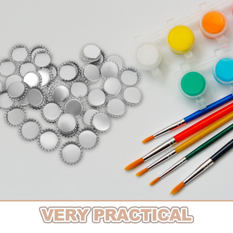 100pcs 1-inch Flattened Bottle Caps DIY Crafts - Image 2