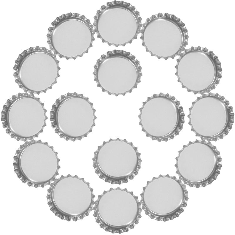 100pcs 1-inch Flattened Bottle Caps DIY Crafts - Image 1