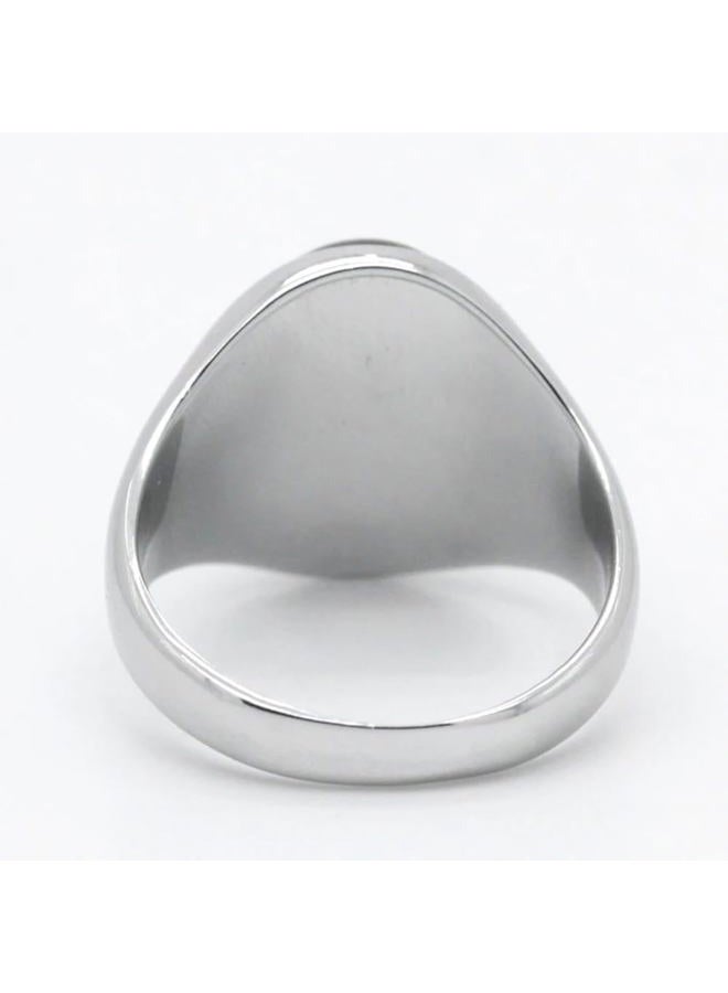 LovePlus S925 Sterling Silver Black Natural Agate Stone Brown Tiger Eye Stone Men's Ring Türkiye Handmade Jewelry Men's and Women's Luxury Ring Simple Design 6-13, 10, Metal, Agate - Image 3