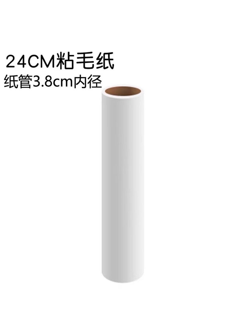 Generic - 25CM Extended Handle Lint Roller, Telescopic, Large, Home Dust Remover Two rolls of replacement paper - Image 1