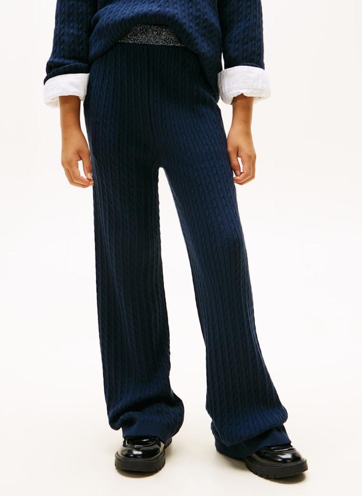TOMMY HILFIGER Youth Mini Cable Sweater Pant - Image 1