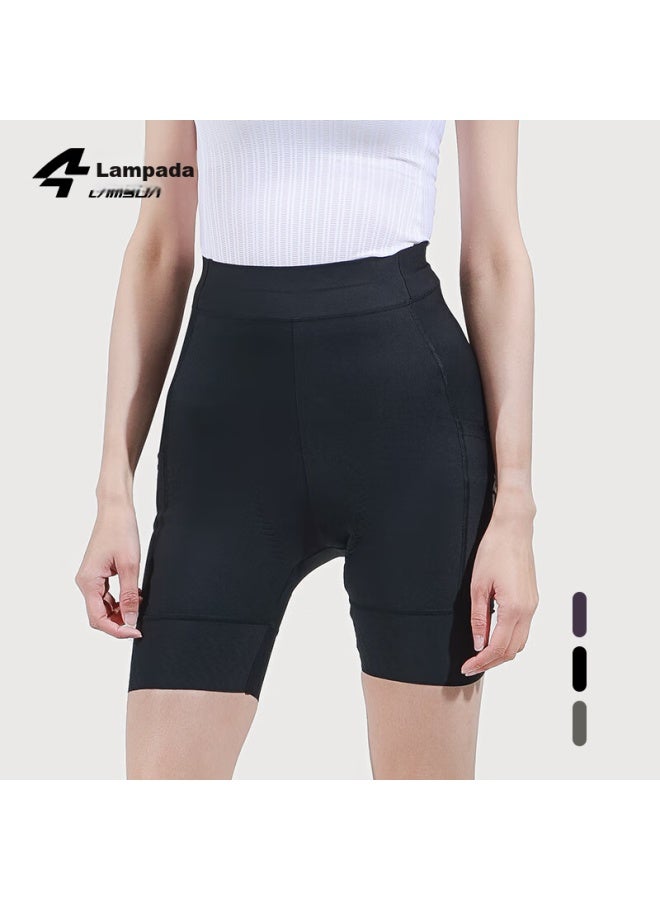 Lampada Lanpada Spring And Summer Sun Protection Shorts With Pockets For Women, Cycling Shorts For Mountain Biking And Road Cycling, Qingmeng, Black, Size S - Image 1