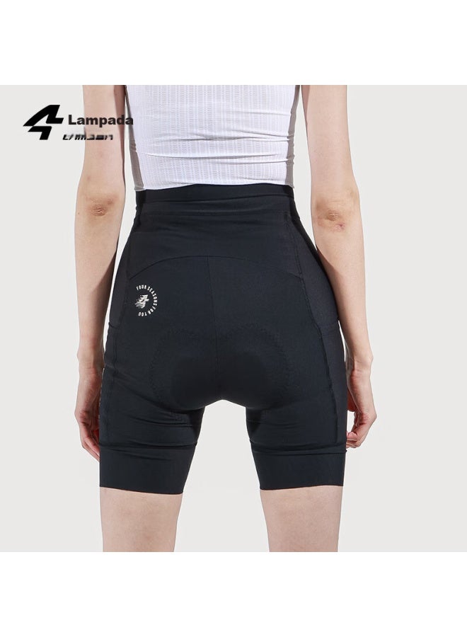 Lampada Lanpada Spring And Summer Sun Protection Shorts With Pockets For Women, Cycling Shorts For Mountain Biking And Road Cycling, Qingmeng, Black, Size S - Image 2