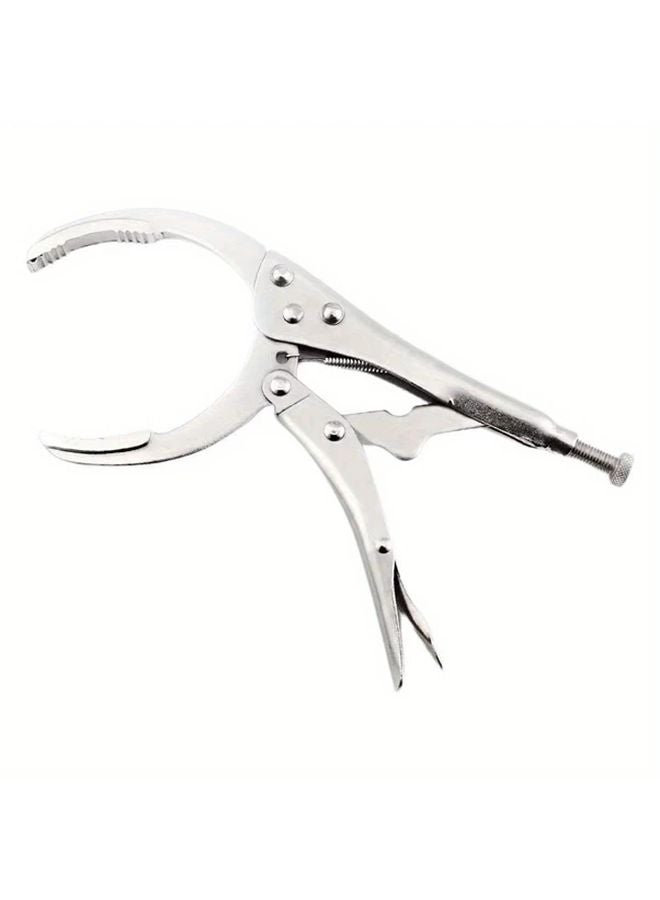 Silvery Adjustable Oil Filter Wrench Multi Function Car Engine Repair Tool - Image 1