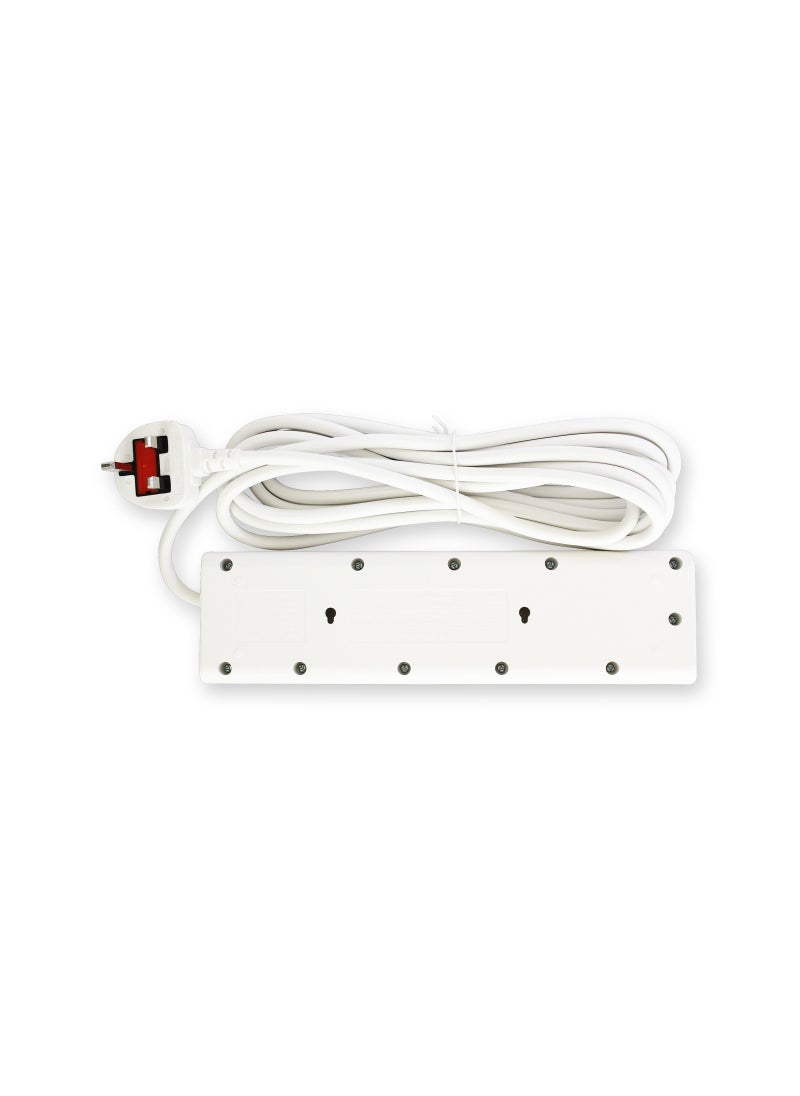 elexon - Elexon ESMA approved Universal Extension Socket with 4 Way Plug 5 meter, Power Cord / Extension for Home, Office (EL 902S) - Image 1