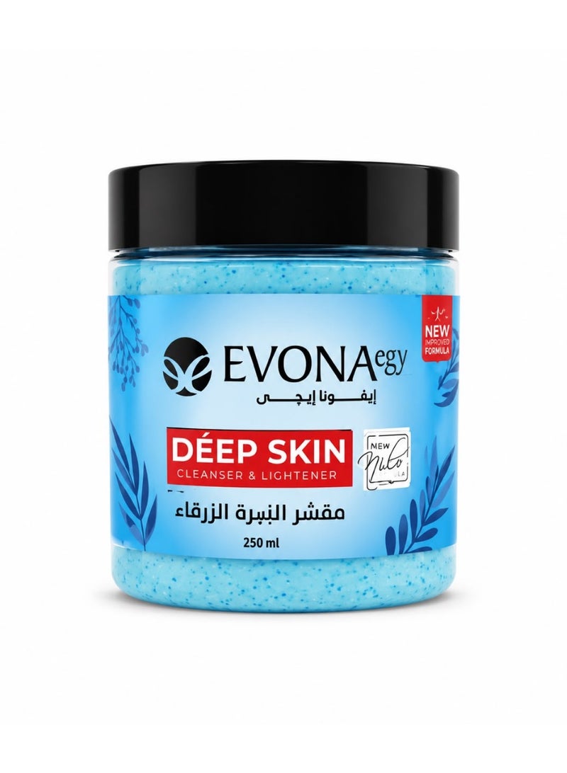 Avona Evona Egyptian Blue Moroccan Scrub for Skin and Body Lightening and Moisturizing 250ml - Image 1