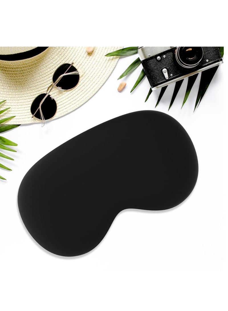 Designed for Vision Pro Case Soft Silicone Shockproof Screen Protective Cover for Vision Pro VR Glasses Anti-Scratch VR Helmet Protective Cover for Apple Vision Pro VR Glasses (Black) - Image 2