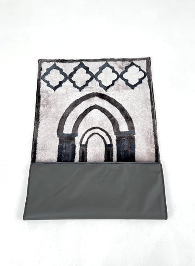 MySheep Muslim Prayer Rug  Non Slip Natural Sheepskin Islamic Mat Handmade Thick Large Padded Sajadah Soft Luxury For Eid Al-Fitr Travel Home - Image 2