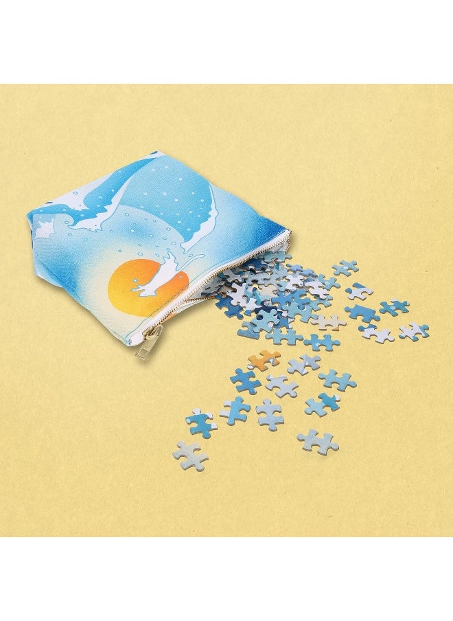 Chronicle Books Catffirmations Portable Puzzle: 500-Piece Jigsaw & Canvas Pouch  - Image 3
