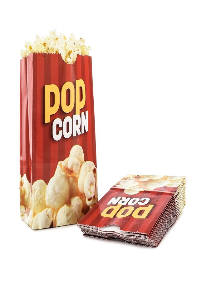 Snappy Popcorn Flat Bottom Theater Popcorn Bags, 32 oz, 100 Count - Image 1