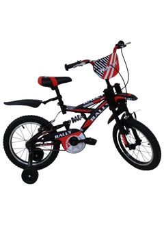 RALLY BICYCLE RALLY BICYCLE, Kids bike, RL-16-0055-1SUS, for 4-7 Years old with training wheels, Chain cover, Center suspension  - Image 1