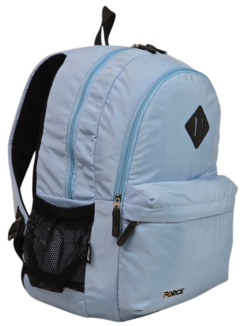 Force 14-inch Laptop Backpack - Advanced Basic - Baby blue | Water Resistant | - Image 3