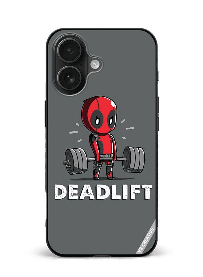 غطاء حماية لجهاز آبل آيفون 16 بتصميم ديدلفت متعدد الألوان