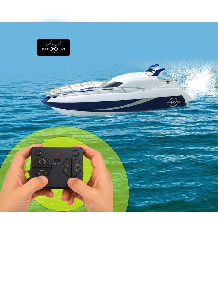 Hover Remote Control Hovercraft Boat – Rechargeable Mini RC Speed Boat with Remote Controller - Image 3