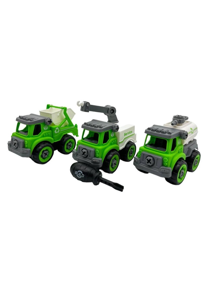تولي شاحنة قمامة قابلة للتفكيك  في  للأطفال - Image 5