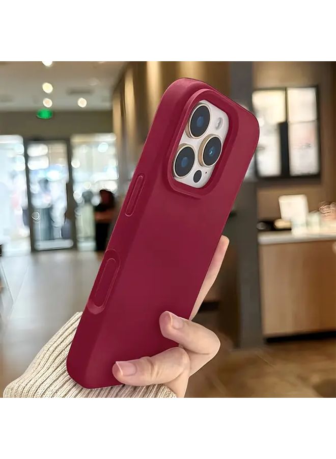 Red Matte TPU Phone Case For iPhone 13 Anti Drop Shockproof Protective Cover - Image 1