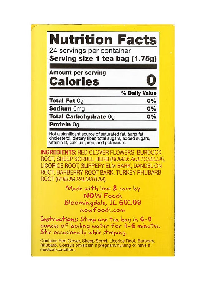 Now Foods Pack Of 24 Ojibwa Caffeine Free Herbal Tea Bags 1.5 Oz (42 G) - Image 2