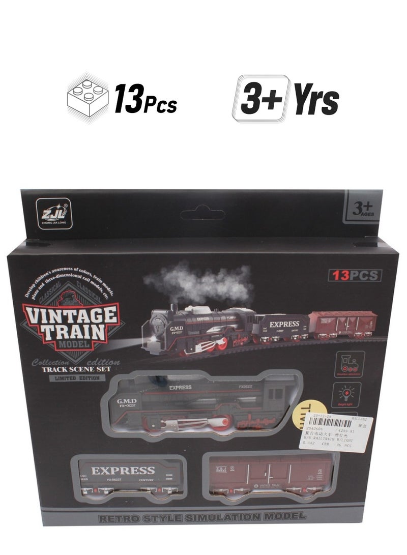 FULL JOY Vintage RAILTRAIN W/LIGHT B/O 12-2040606 - Image 1