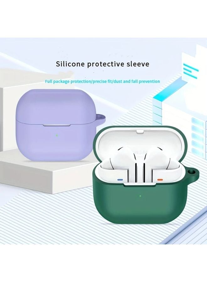 Midnight Blue Protective Case With Free Hook For Galaxy Buds3 And 3Pro - Image 5