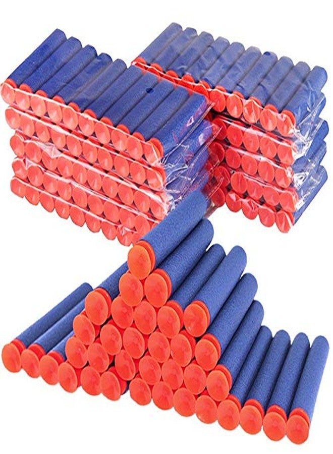 KidzBell Suction Foam Toy Bullet Dart Bullets for N-Stike Elite Guns, 100-Pieces, Blue (Suction Bullet 100) - Image 1