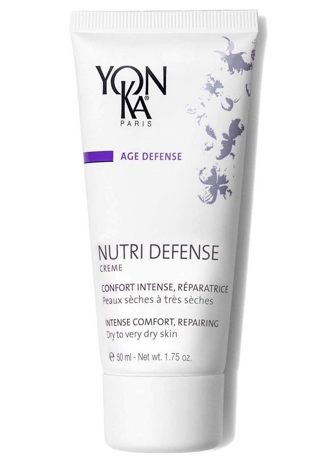 Yonka Yonka Nutridefense Creme (50Ml) Nourishing Dry Skin Facial Moisturizer Rich Shea Butter Treatment Cream With Prebiotics And Probiotics Dry And Sensitive Skin Parabenfree  - Image 1