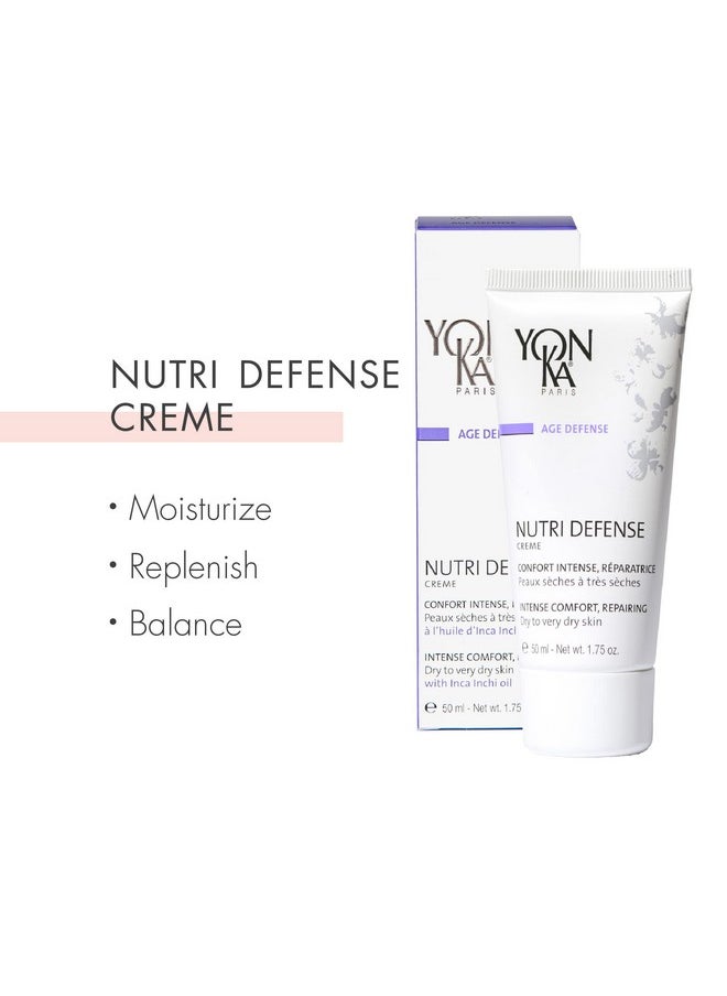 Yonka Yonka Nutridefense Creme (50Ml) Nourishing Dry Skin Facial Moisturizer Rich Shea Butter Treatment Cream With Prebiotics And Probiotics Dry And Sensitive Skin Parabenfree  - Image 2