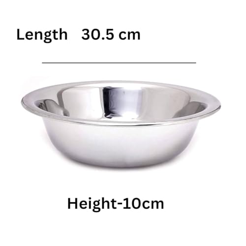 Regalo Premium Stainless Steel Multipurpose Basin Bowl Large (Medium) - Image 3