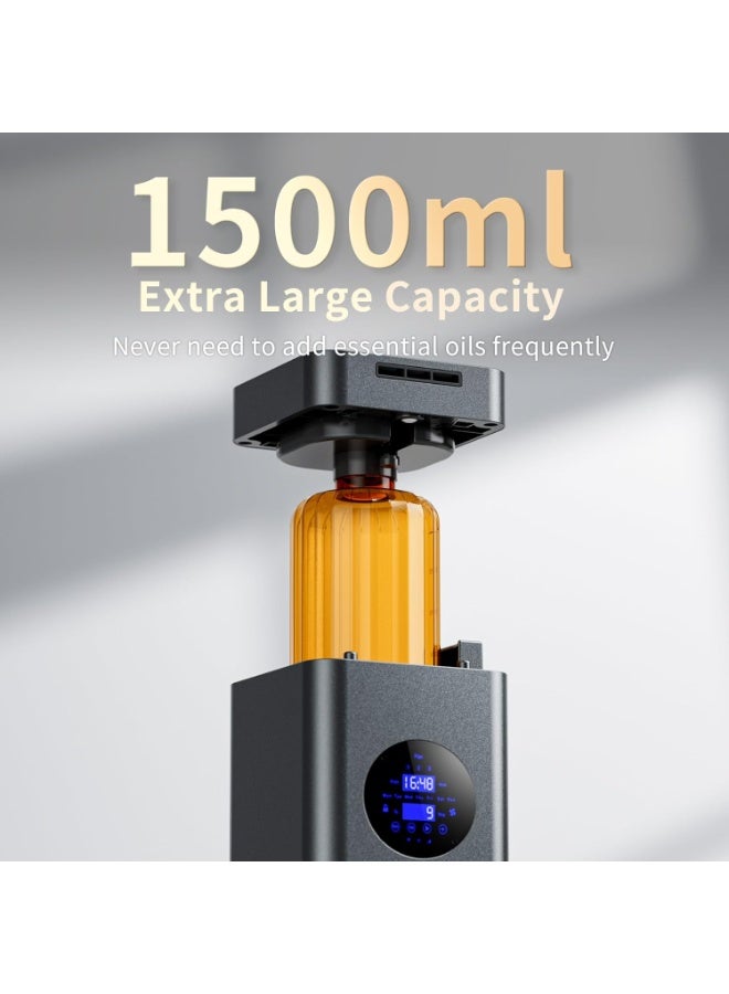 Aromadd 1500ml Scent Air Machine for Home, 4000 sq. ft Coverage Waterless Diffuser Essential Oil Diffuser Hotel Scent Diffuser Cold Air Nebulizer for Large Room Hotel Office (Dark Gray) - Image 5