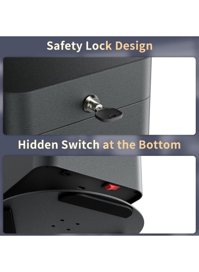 Aromadd 1500ml Scent Air Machine for Home, 4000 sq. ft Coverage Waterless Diffuser Essential Oil Diffuser Hotel Scent Diffuser Cold Air Nebulizer for Large Room Hotel Office (Dark Gray) - Image 2