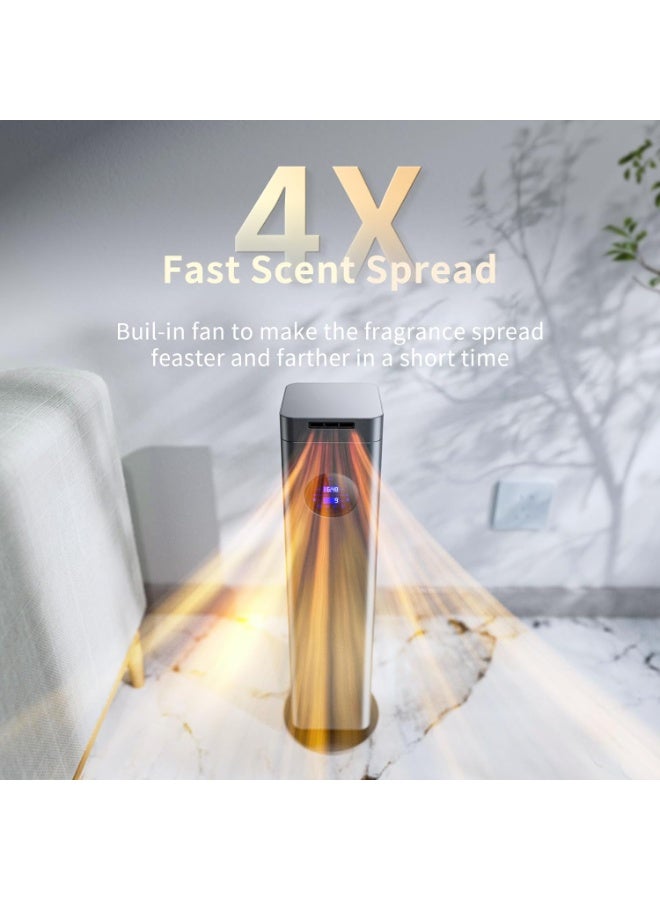 Aromadd 1500ml Scent Air Machine for Home, 4000 sq. ft Coverage Waterless Diffuser Essential Oil Diffuser Hotel Scent Diffuser Cold Air Nebulizer for Large Room Hotel Office (Dark Gray) - Image 4